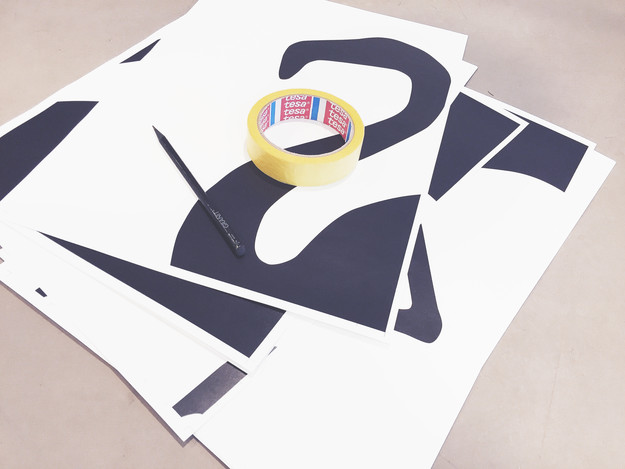 Här skrev vi ut en bild från nätet.