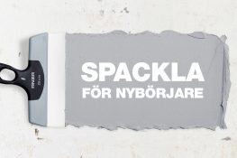 Spackla för nybörjare