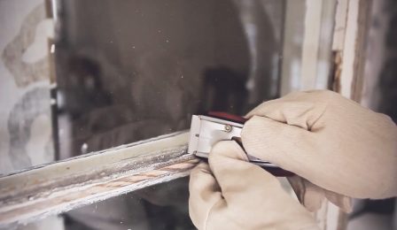 Fönsterskrapa fönster