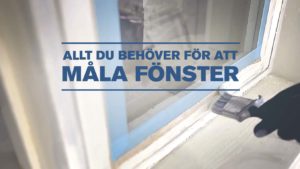 Måla fönster