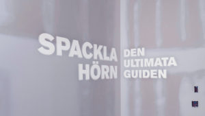 Spackla hörn