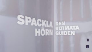 Spackla hörn