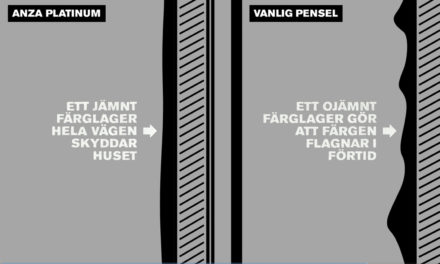 Skydda fasaden med ett jämt färglager