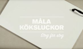 Måla köksluckor