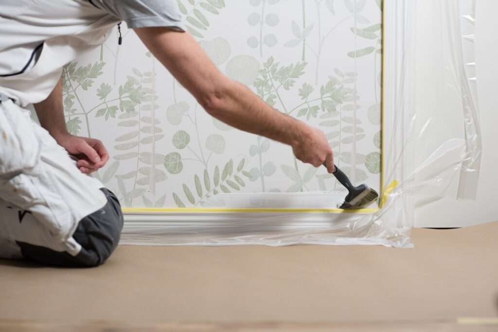 Platinum Lång Vinkelpensel för att måla längst lister vid vägg- och takmålning